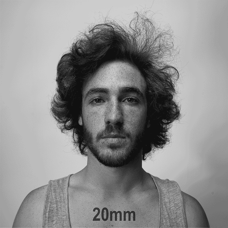 Check Out This Cool Gif Showing How Lens Focal Length Changes People's